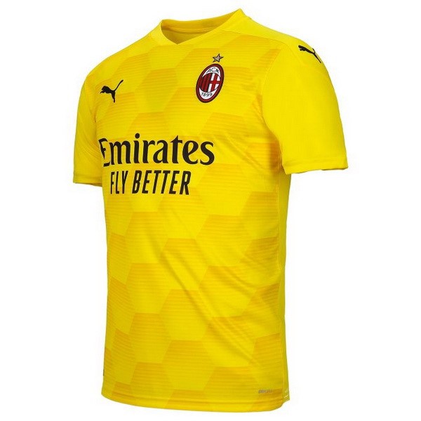 Camiseta AC Milan 3ª Portero 2020 2021 Amarillo